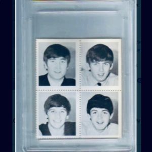 4 Antique Collectible Beatles Stamps